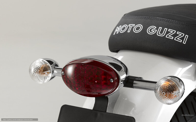 Motorcycle Rear Lights — White, Neutral