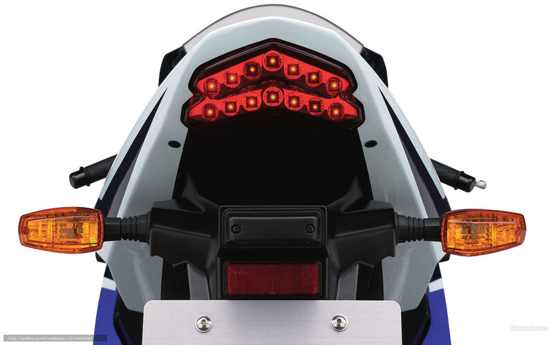 Motorcycle Rear Lights — White