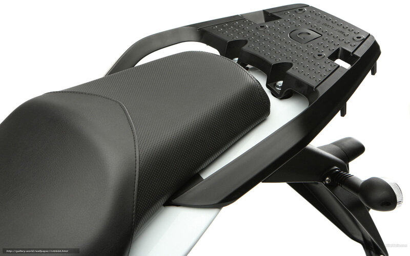 motorcycle rear seat and luggage rack