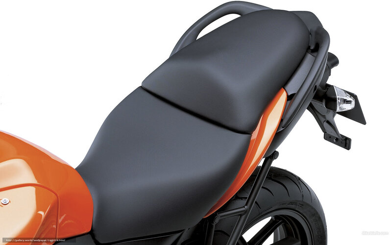 Motorcycle Rear Seat — Black