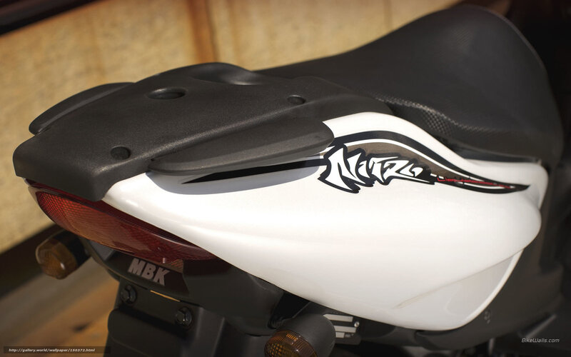Motorcycle Rear Section — White, Neutral, Afternoon