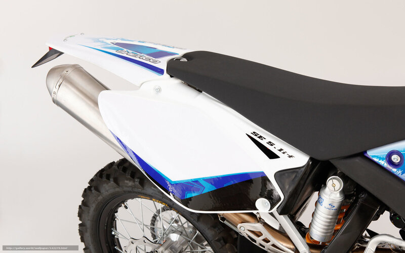 Motorcycle Rear Section — White, Neutral, Photograph, Exhaust Pipe
