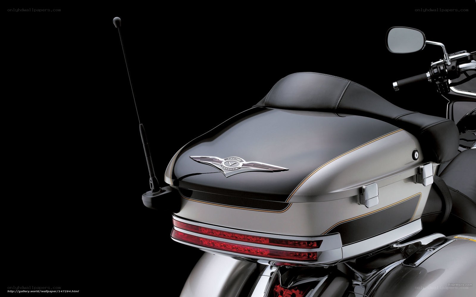 motorcycle rear storage compartment