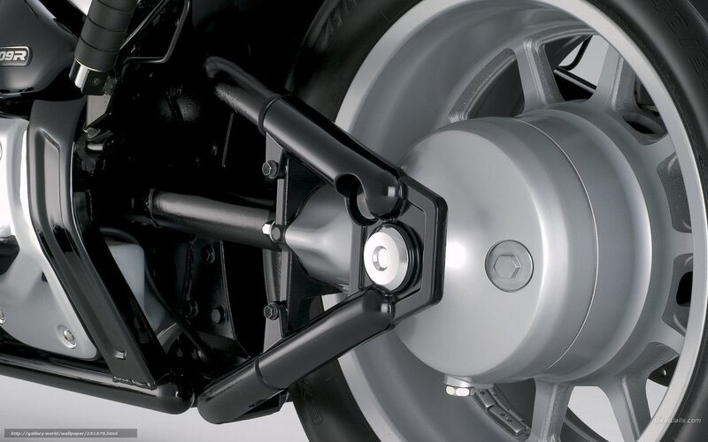motorcycle rear suspension detail