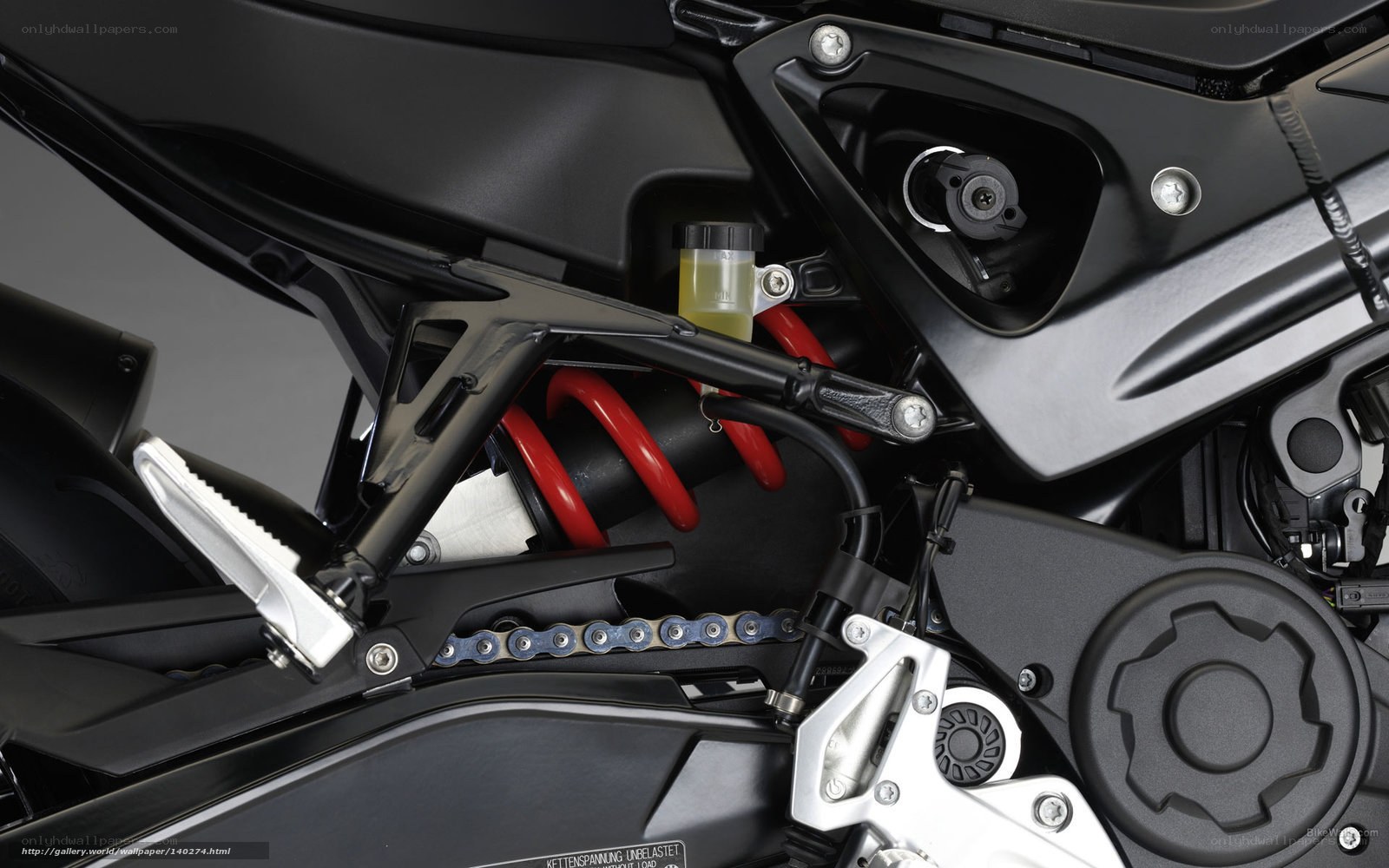motorcycle rear suspension details