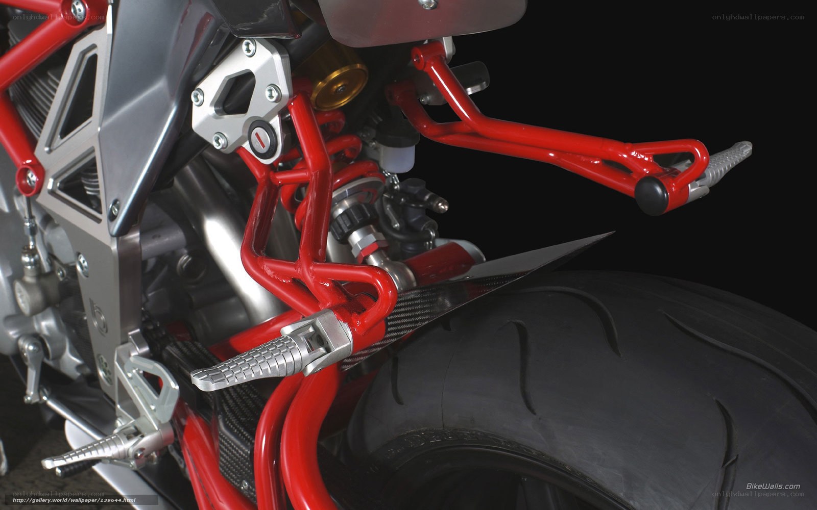 motorcycle rear suspension details