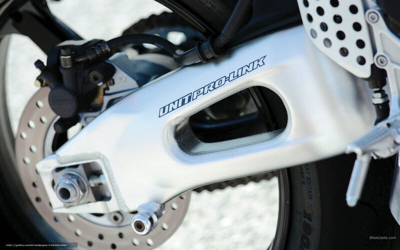 Motorcycle Rear Suspension — Silver, Mechanical