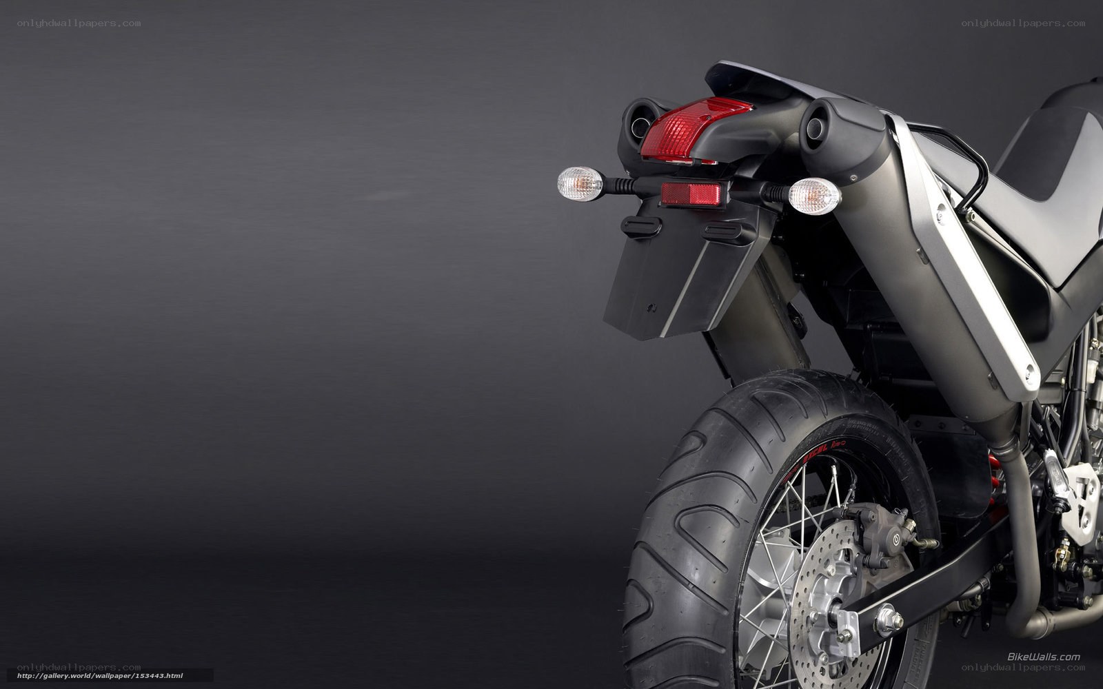 motorcycle rear view