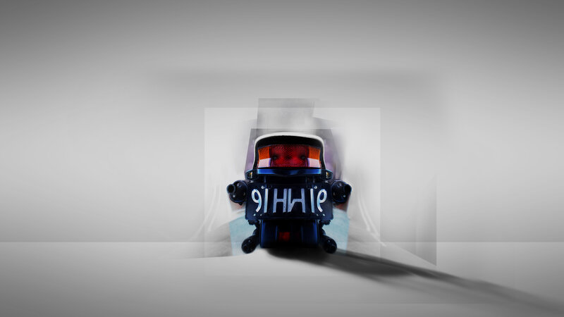 motorcycle rear view