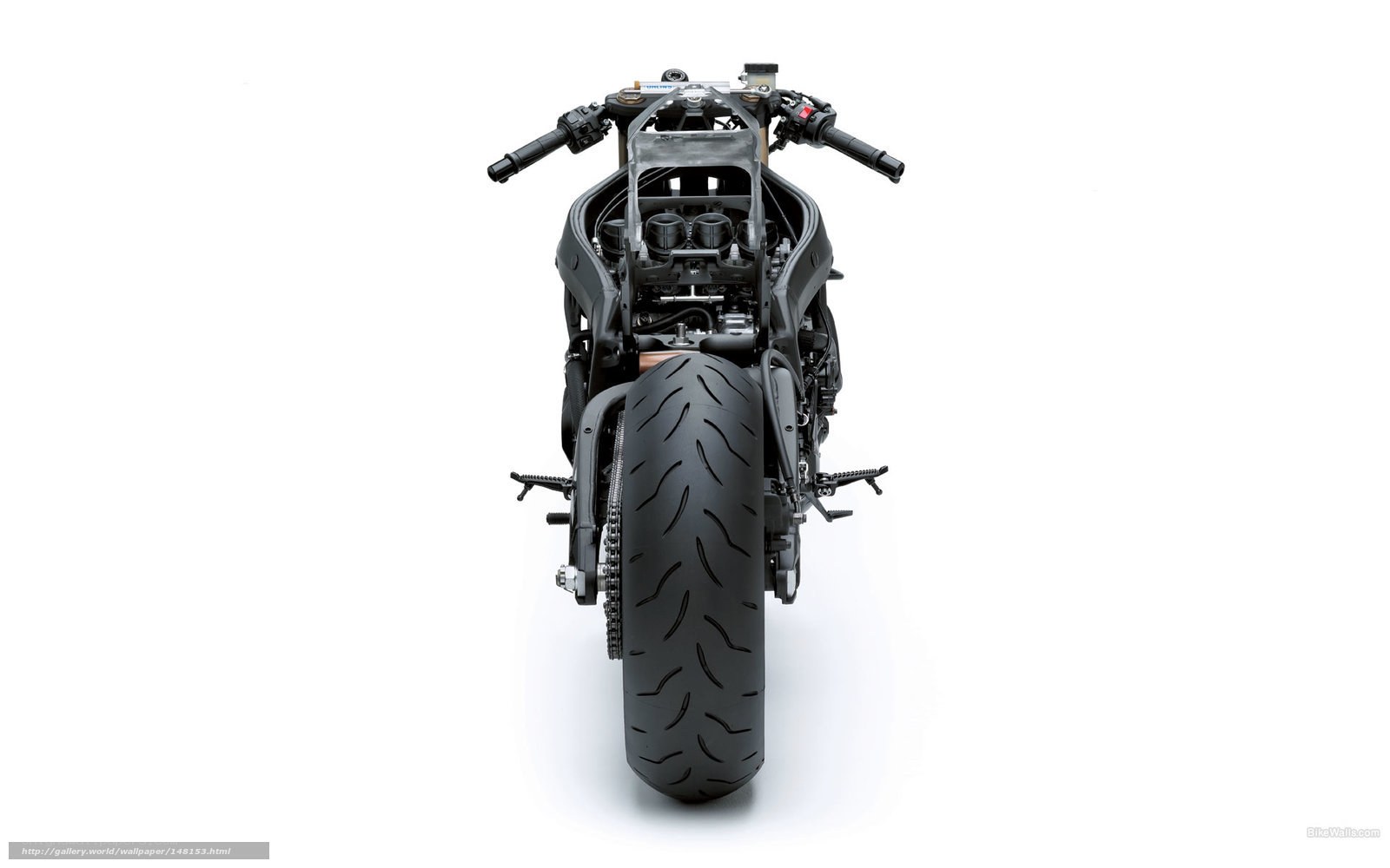 motorcycle rear view