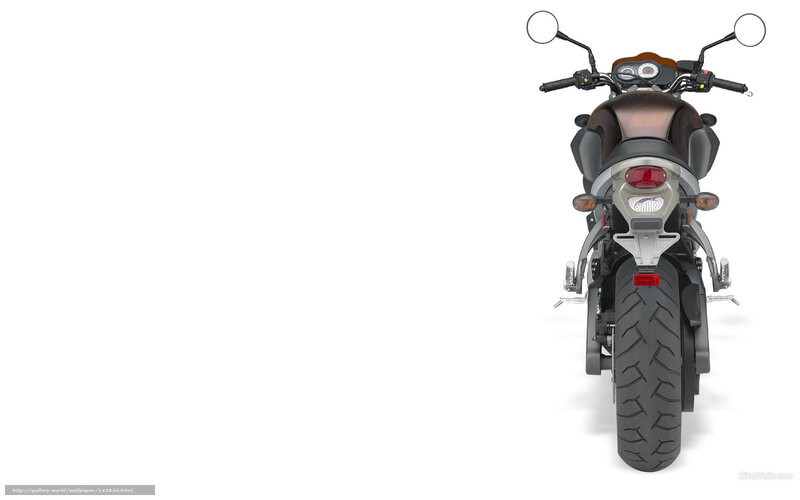 Motorcycle Rear View — Black, Neutral, Photograph