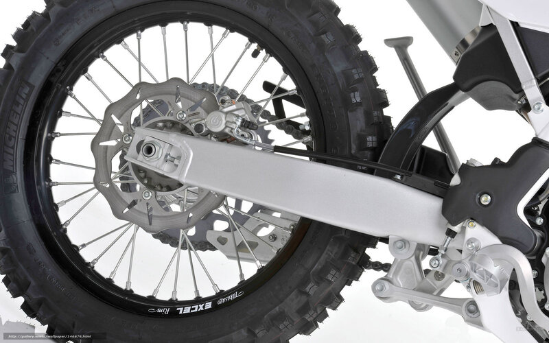 motorcycle rear wheel and suspension