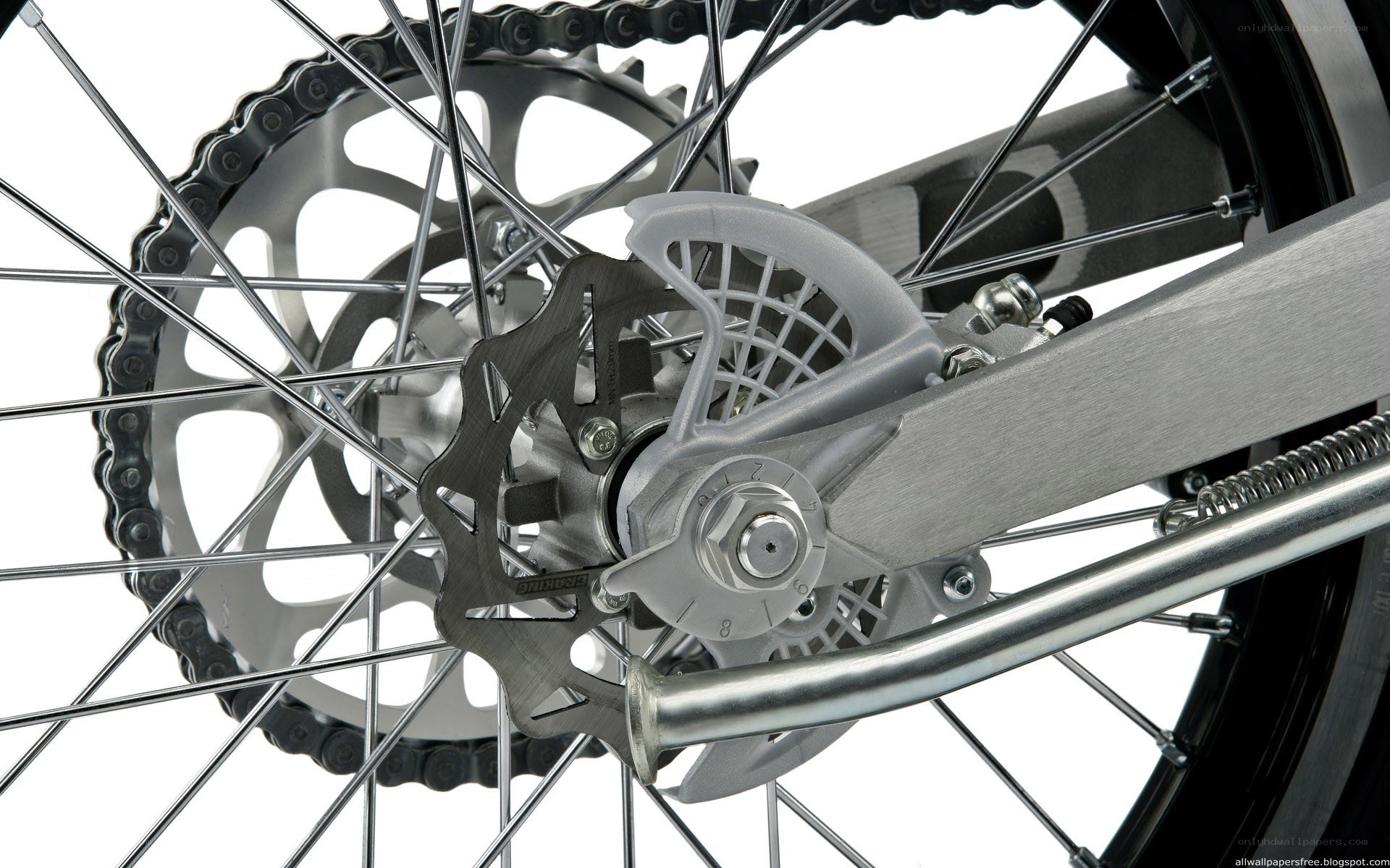 motorcycle rear wheel assembly