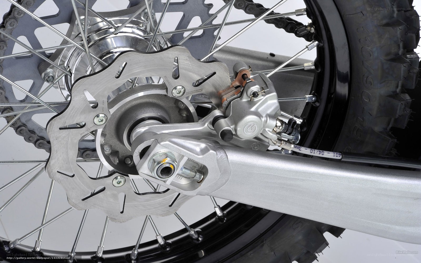 motorcycle rear wheel assembly