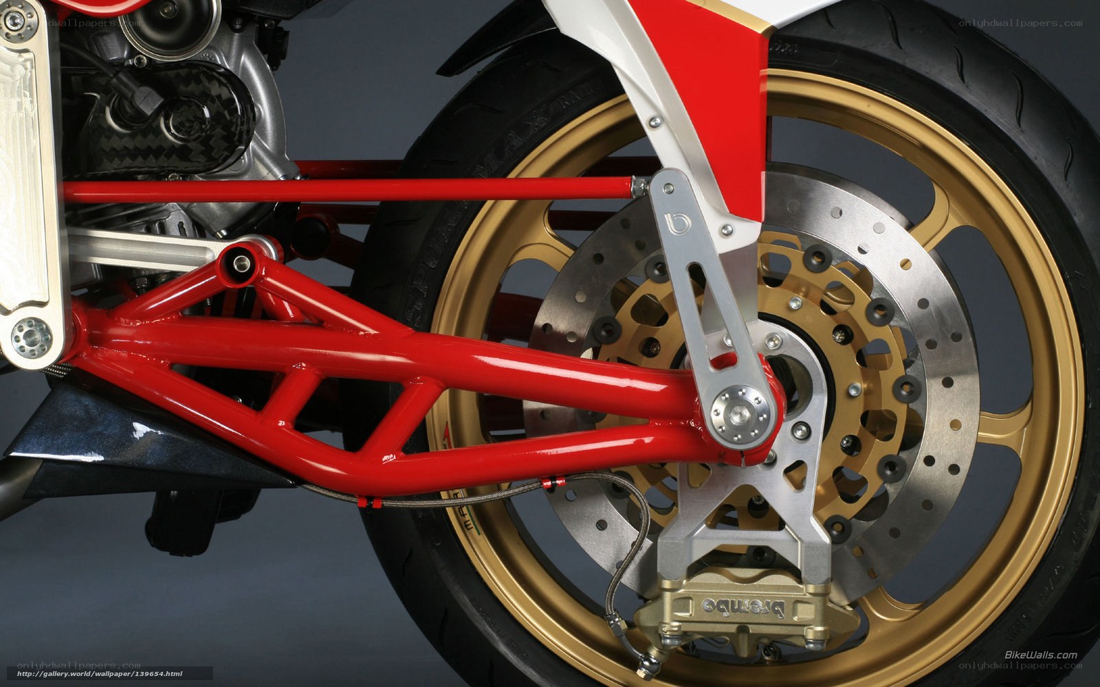 motorcycle rear wheel assembly