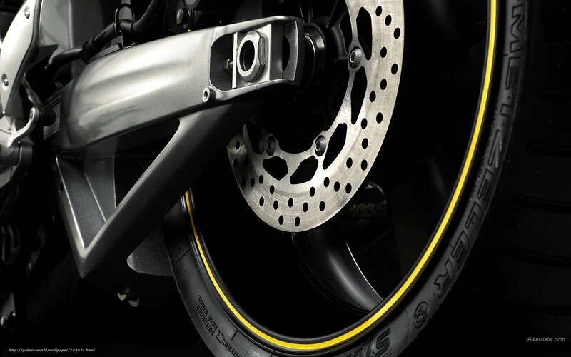 Motorcycle Rear Wheel — Black, Dramatic, Photograph