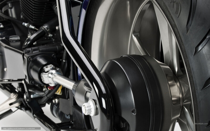 Motorcycle Rear Wheel — Black, Mechanical, Photograph, Engine