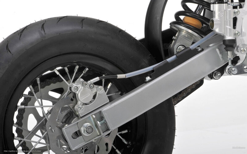 Motorcycle Rear Wheel — Black, Neutral, Photograph, Brake
