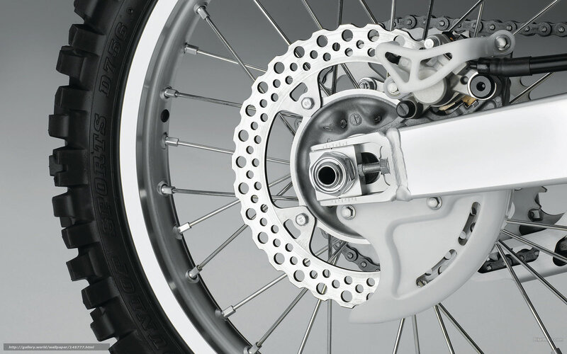 Motorcycle Rear Wheel — Black, Neutral, Photograph, Tire, Disc Brake