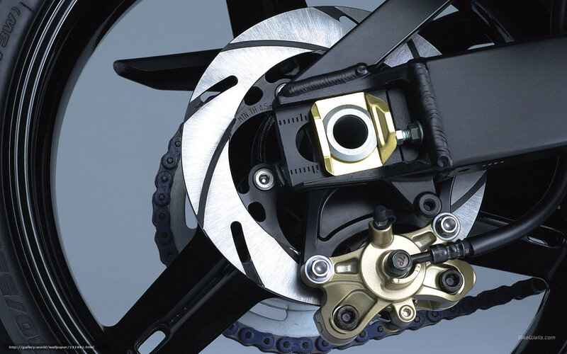 Motorcycle Rear Wheel — Black, Technical, Photograph, Brake Disc