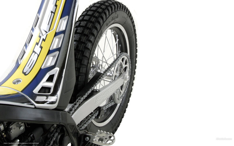motorcycle rear wheel detail