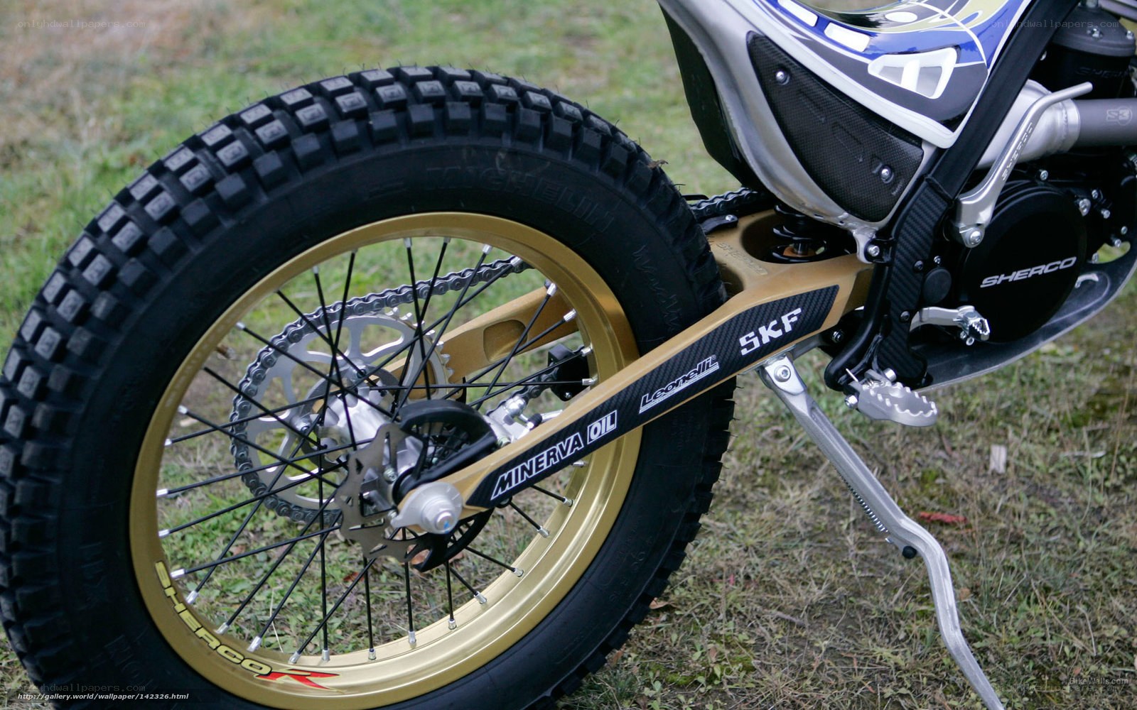 motorcycle rear wheel details
