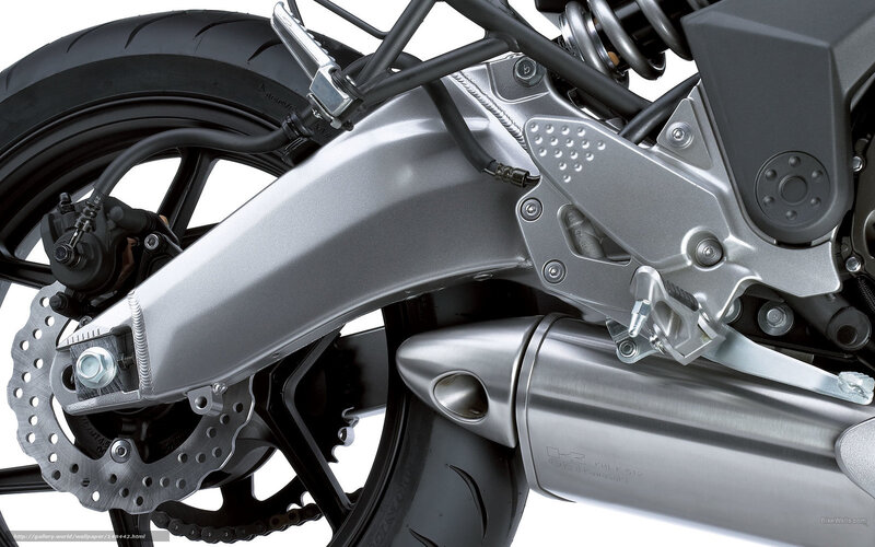 Motorcycle Rear Wheel — Silver, Mechanical, Photograph