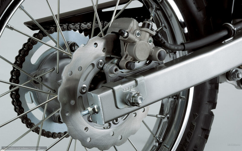 Motorcycle Rear Wheel — Silver, Neutral, Photograph, Brake Disc