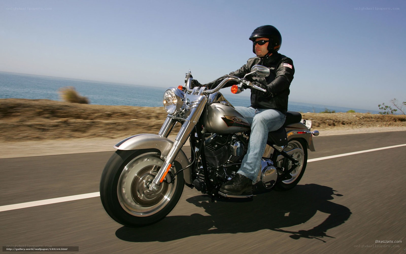 motorcycle ride by the coast