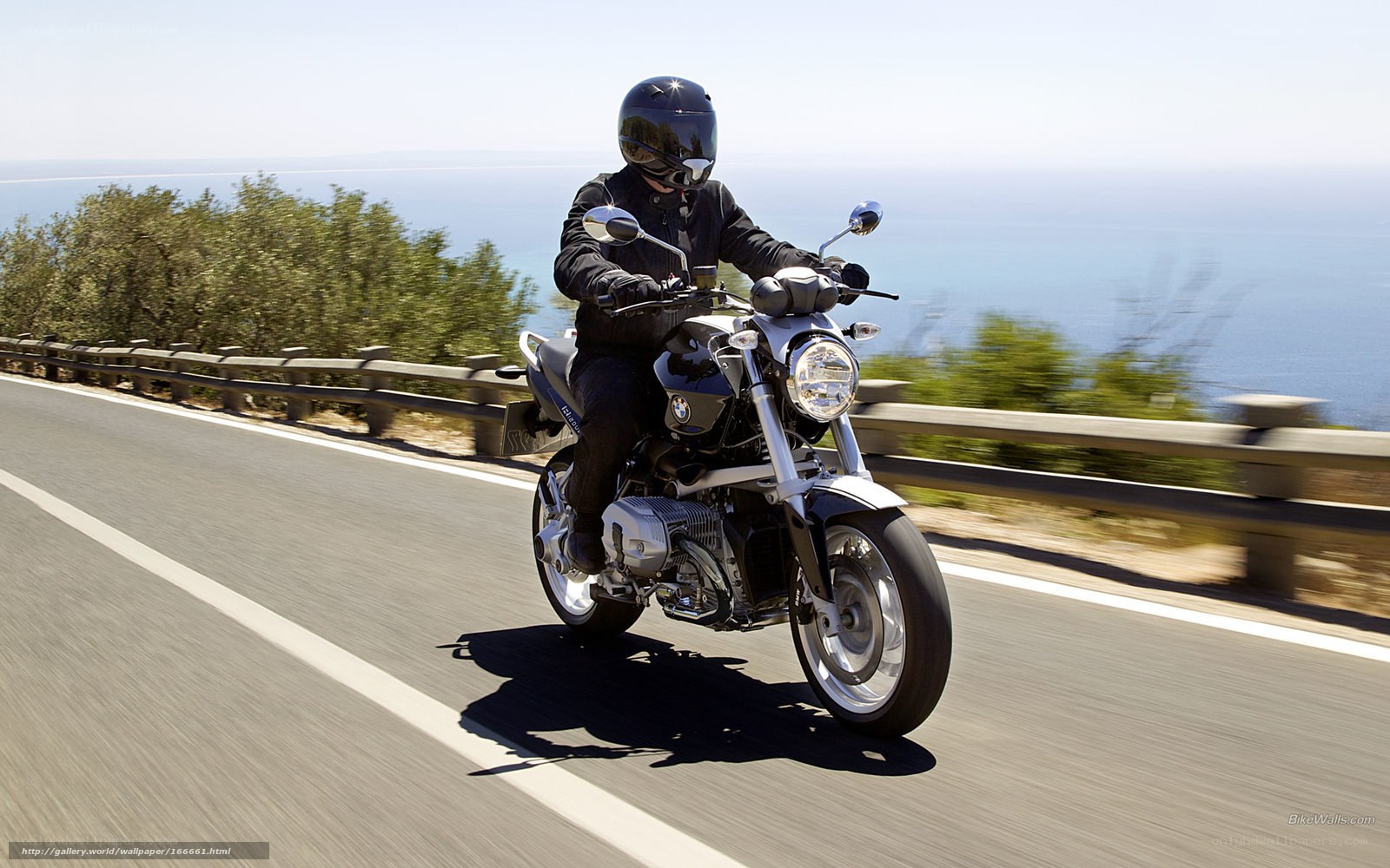 motorcycle ride by the sea