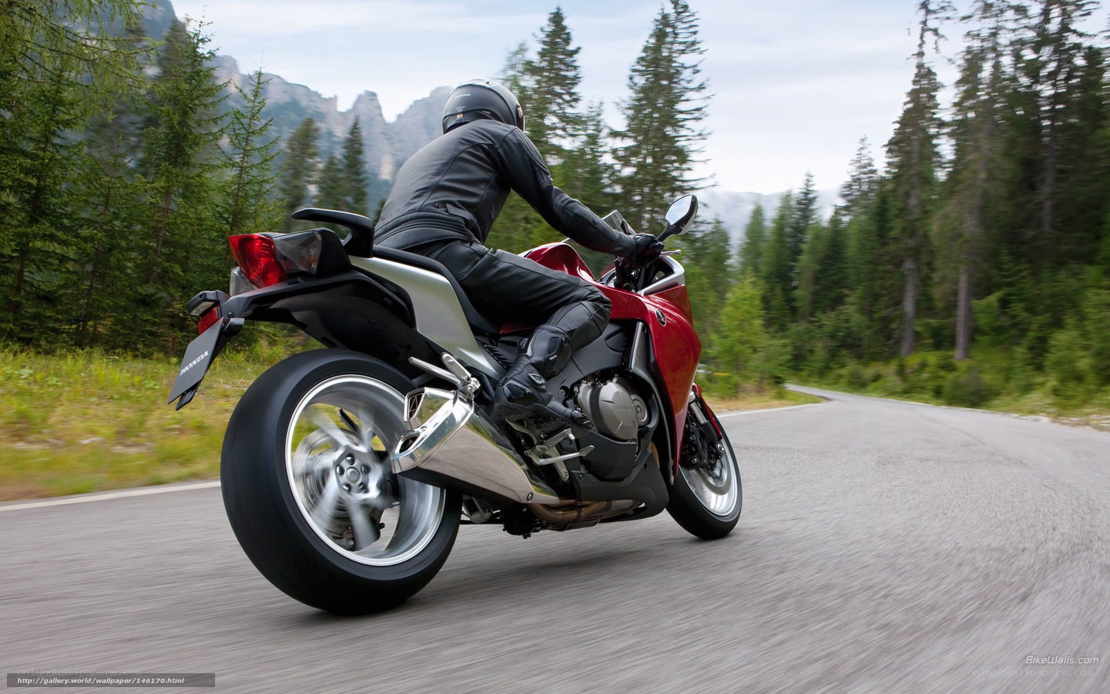motorcycle ride in the mountains