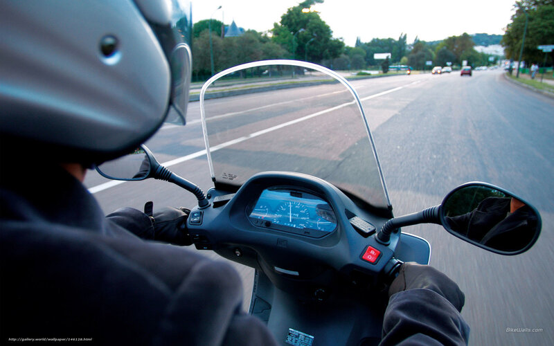 motorcycle ride on city road