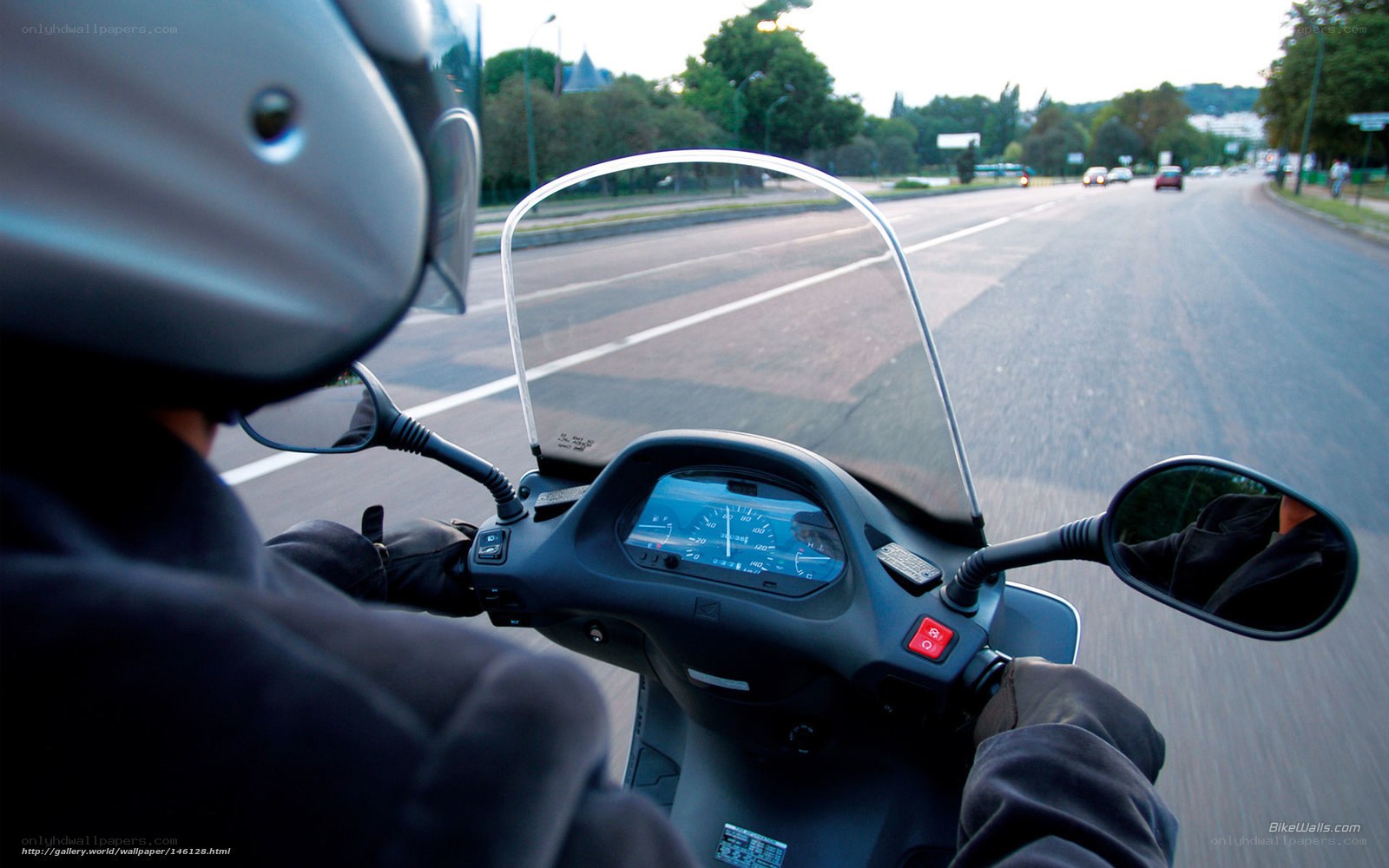 motorcycle ride on city road