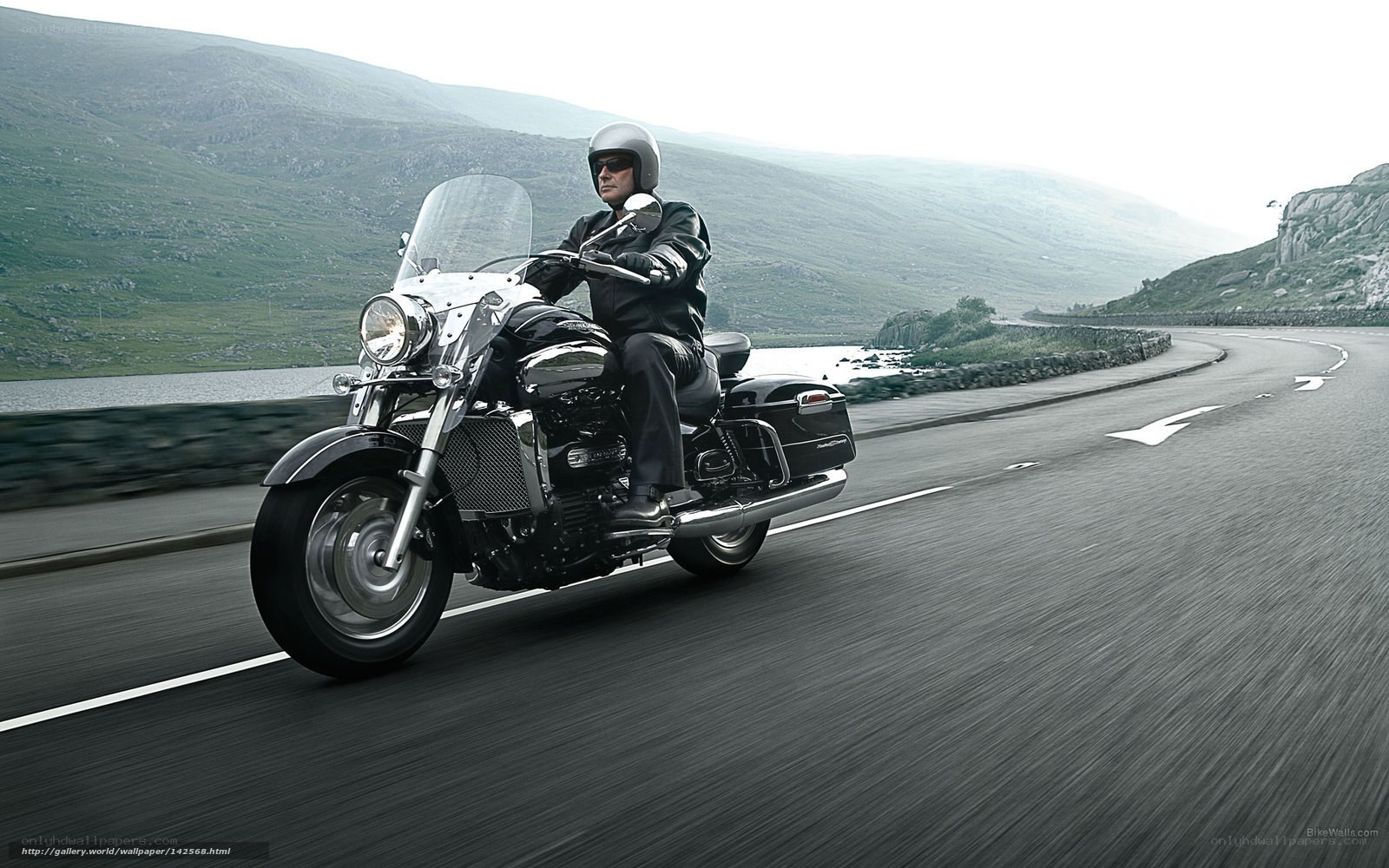 motorcycle ride on scenic road