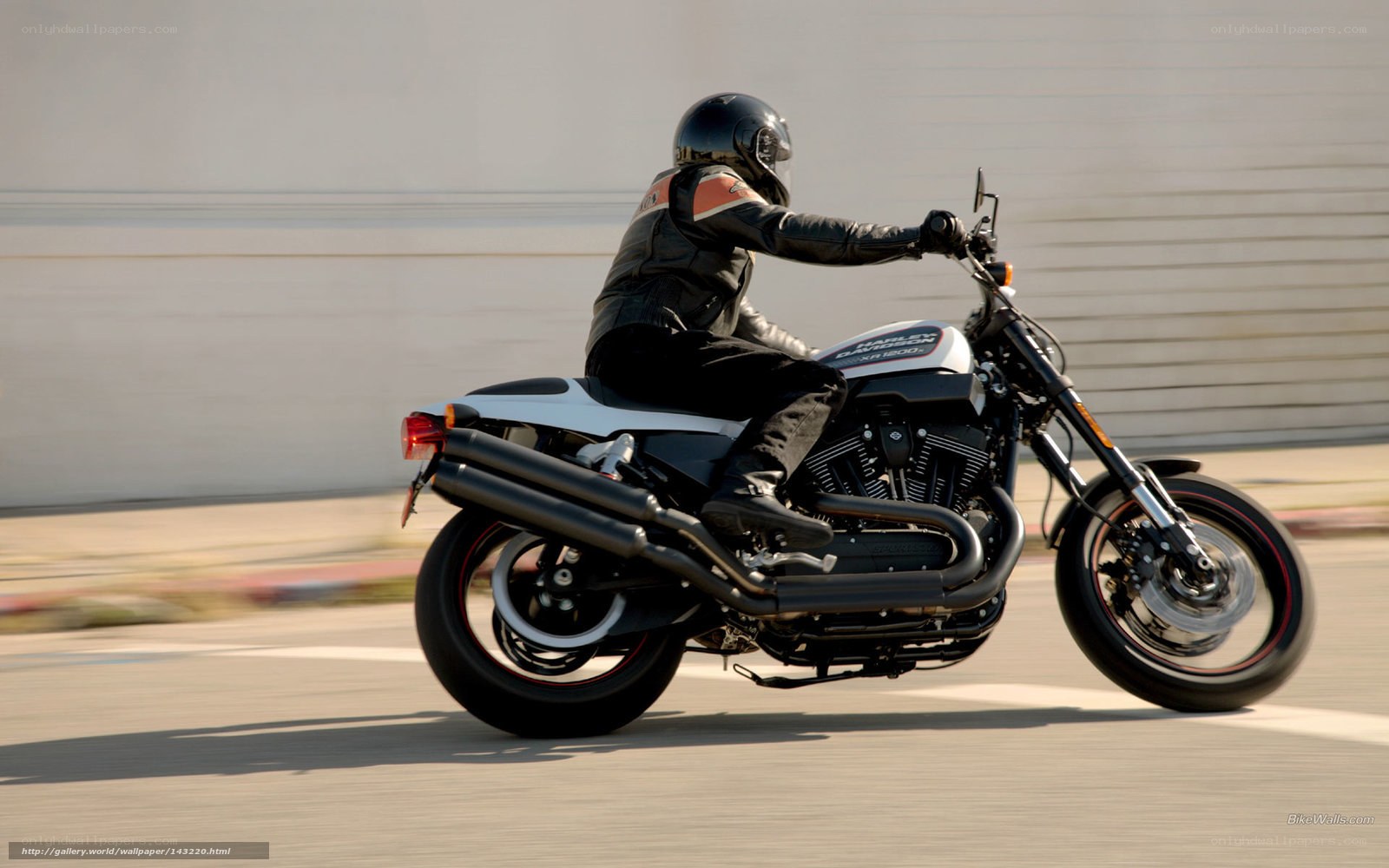 motorcycle rider in motion