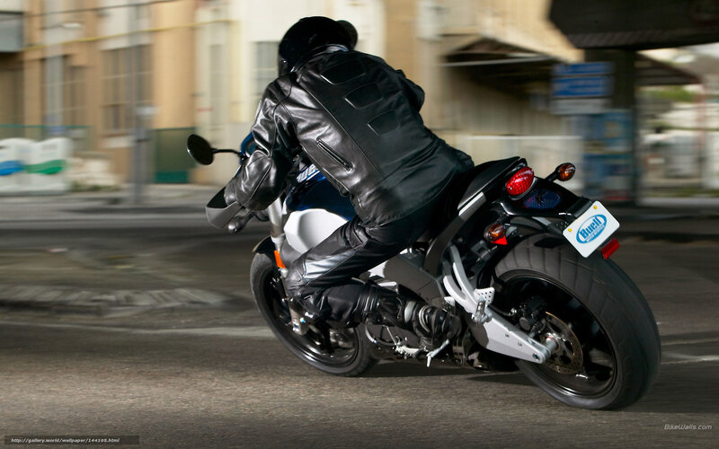 motorcycle rider in motion
