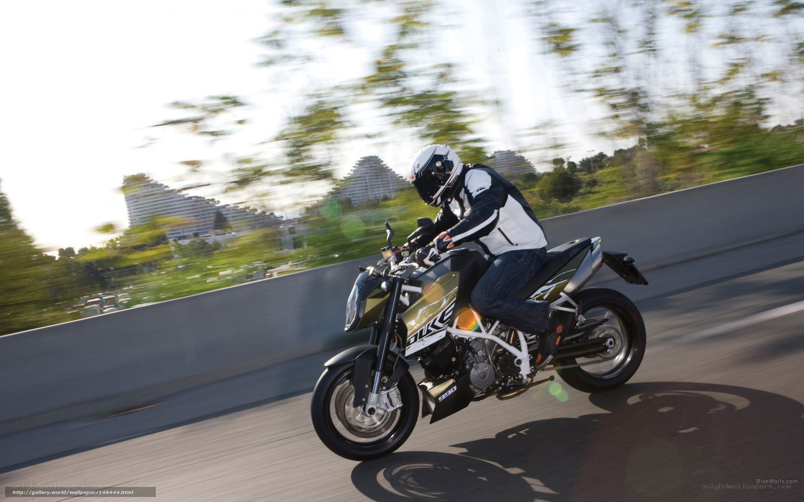 motorcycle rider in motion