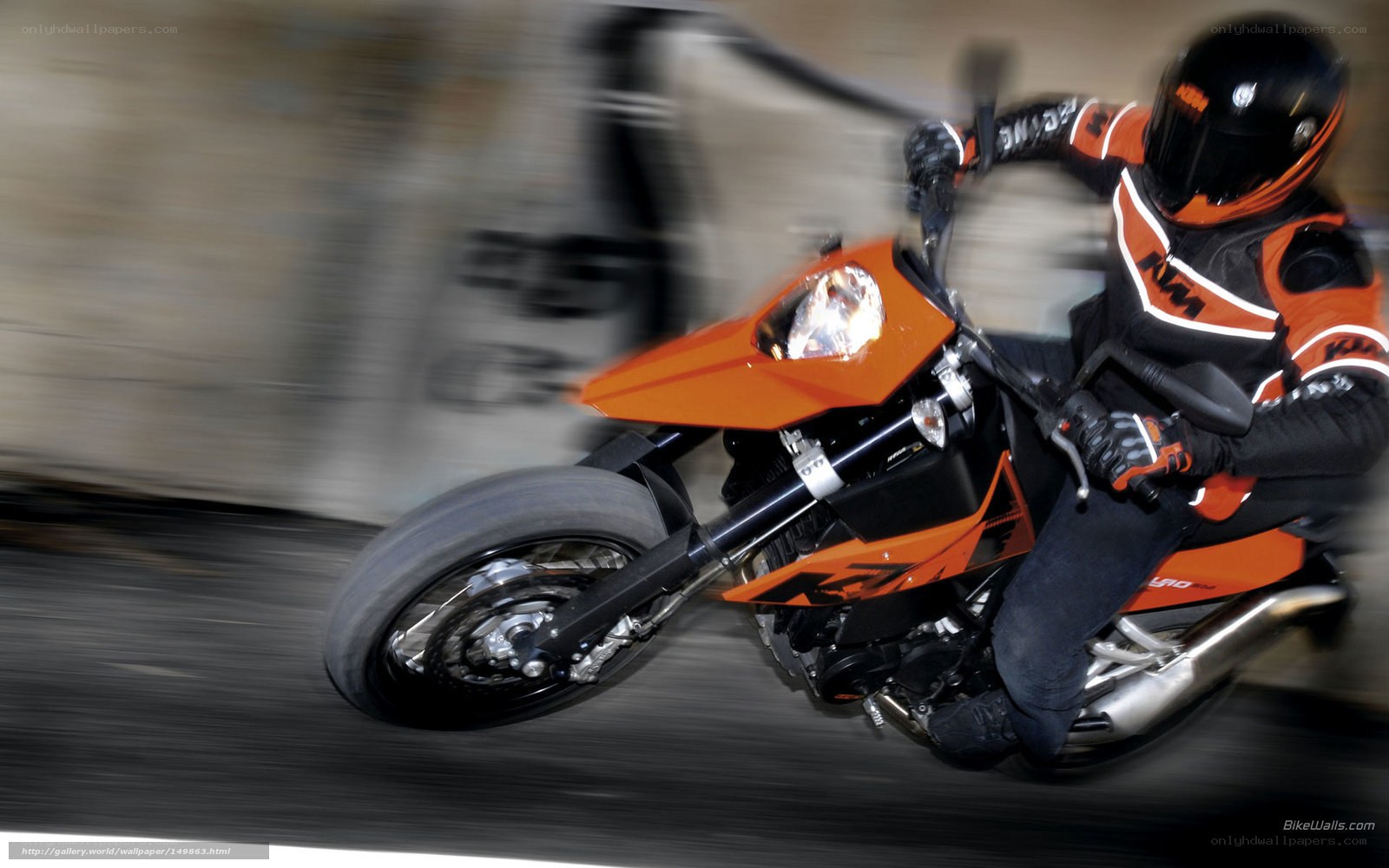 motorcycle rider in motion