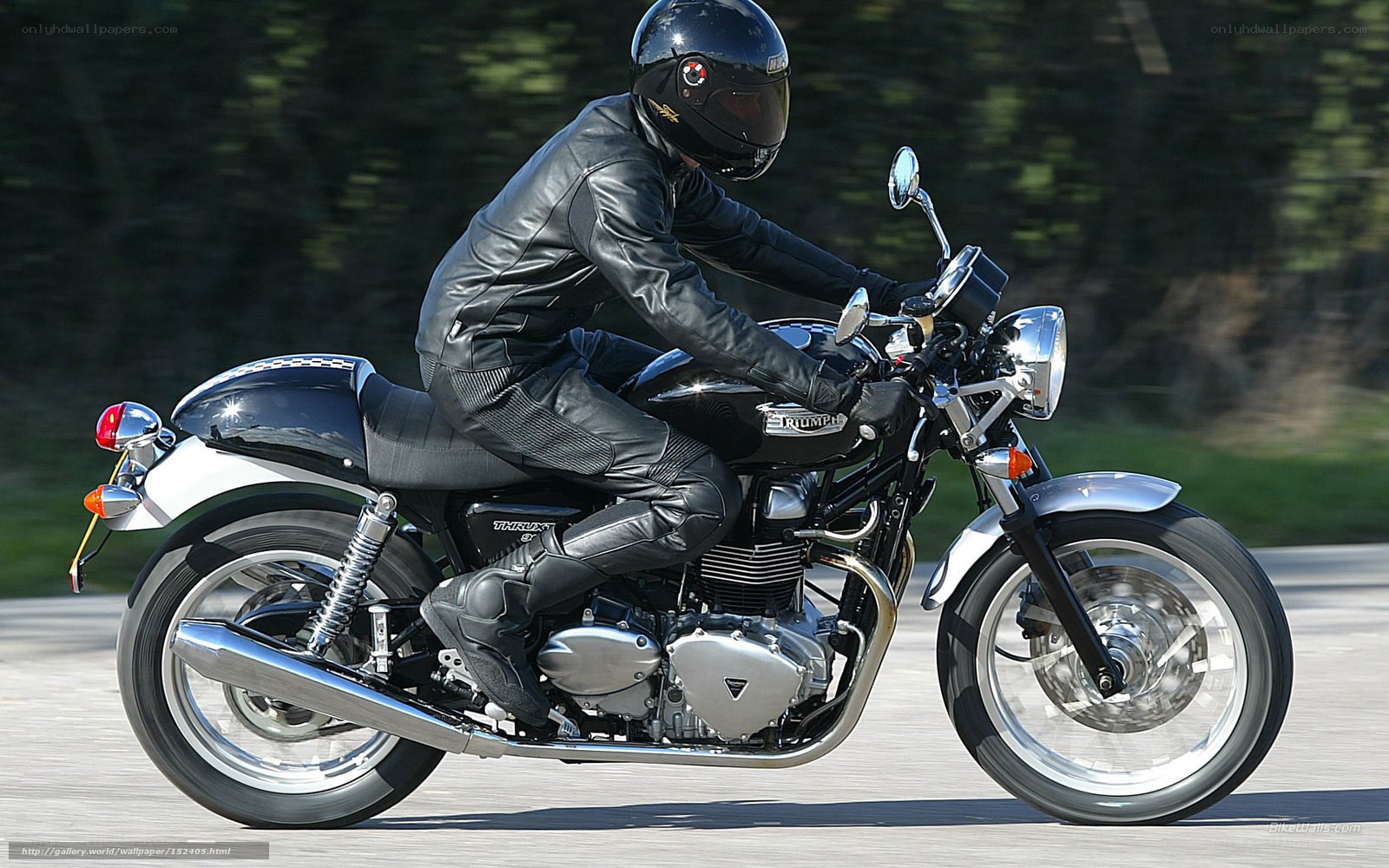 motorcycle rider in motion