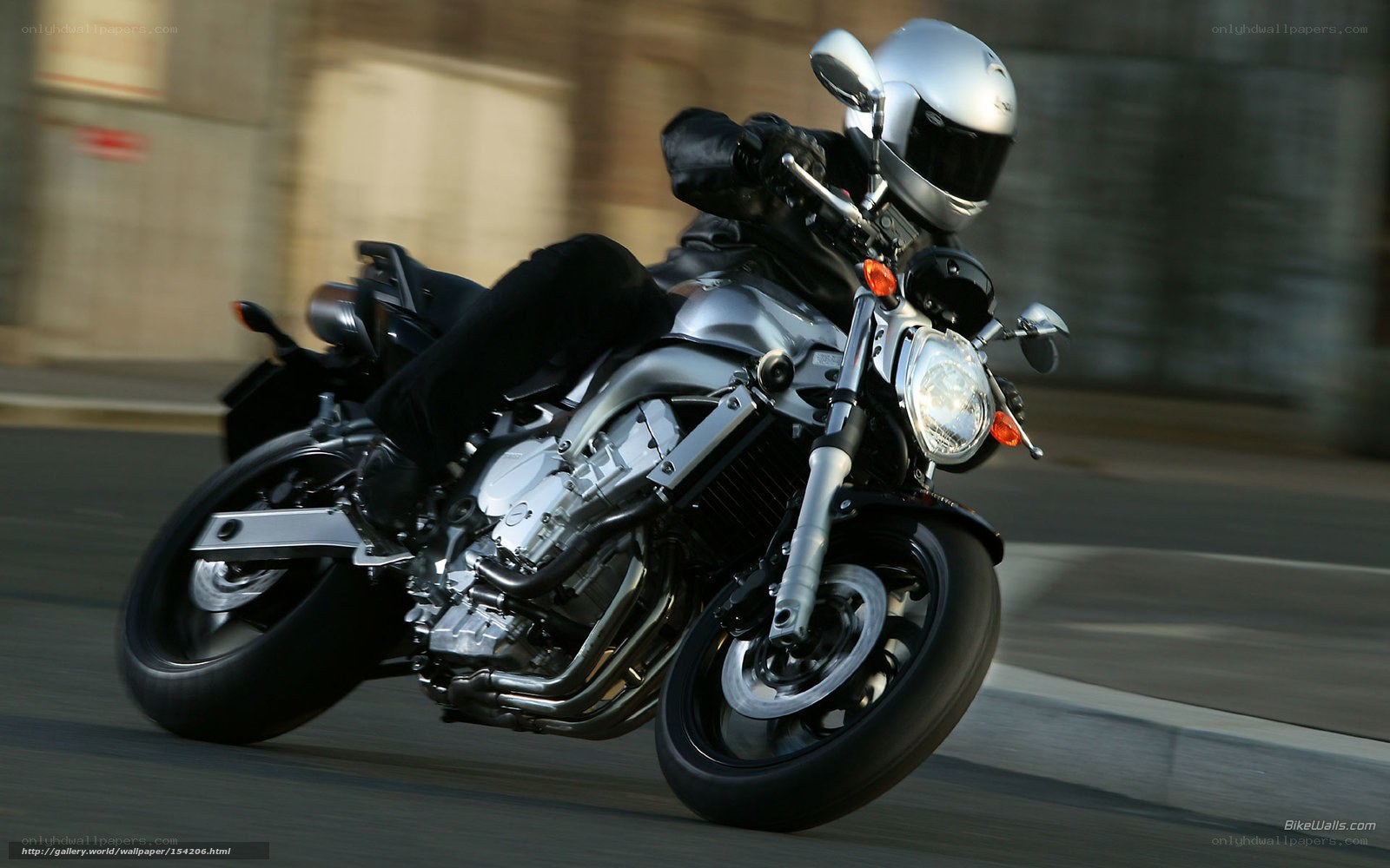 motorcycle rider in motion