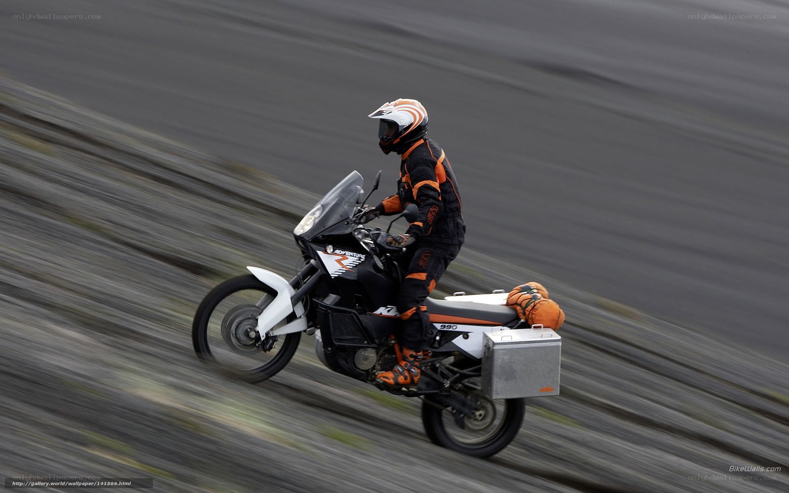 motorcycle rider in motion