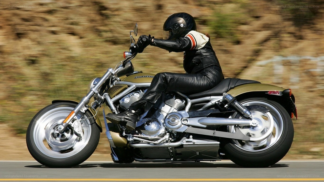 motorcycle rider in motion