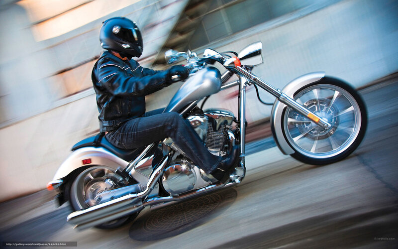 Motorcycle Rider in Motion — Black, Dynamic, Afternoon