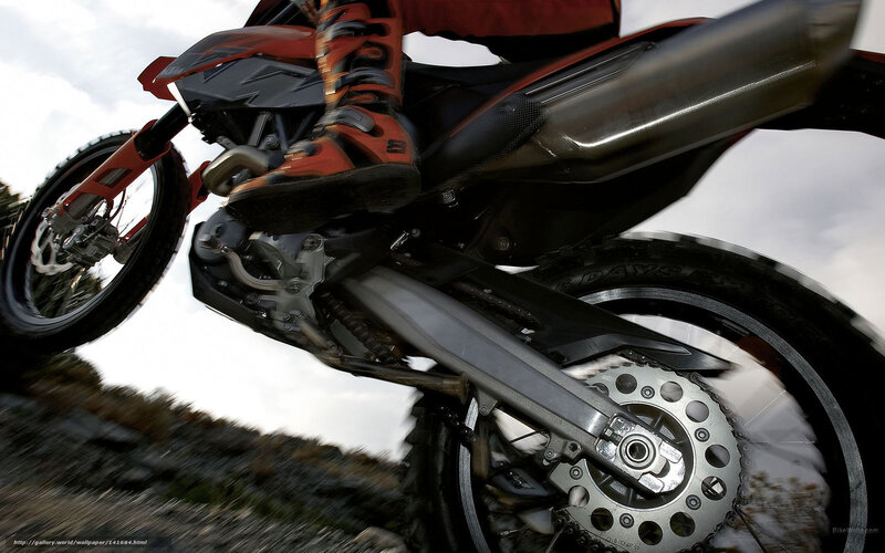 Motorcycle Rider in Motion — Black, Dynamic