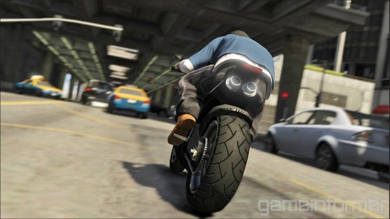 Motorcycle Rider in Tunnel — Gray