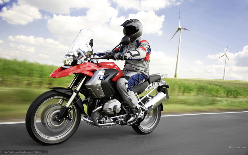 Motorcycle rider on a country road