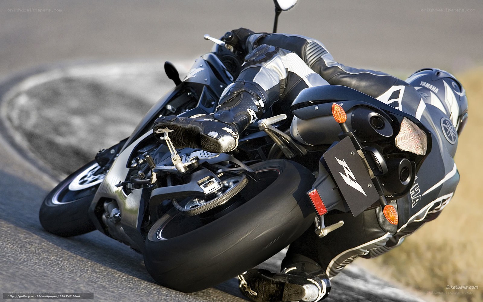 motorcycle rider on a racetrack