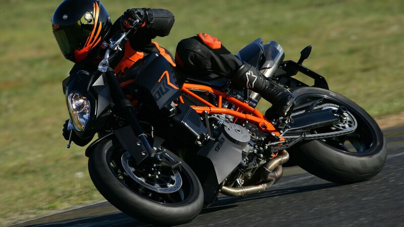 motorcycle rider on a racetrack