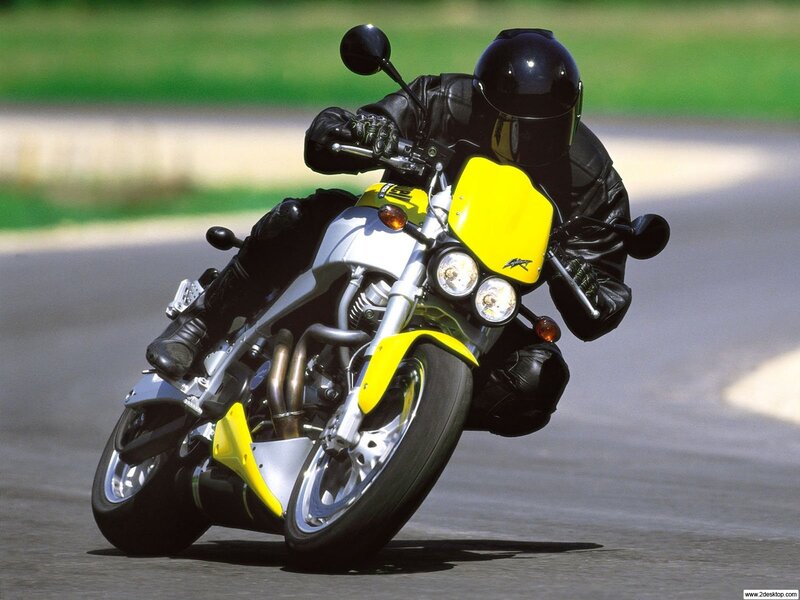 motorcycle rider on a racetrack