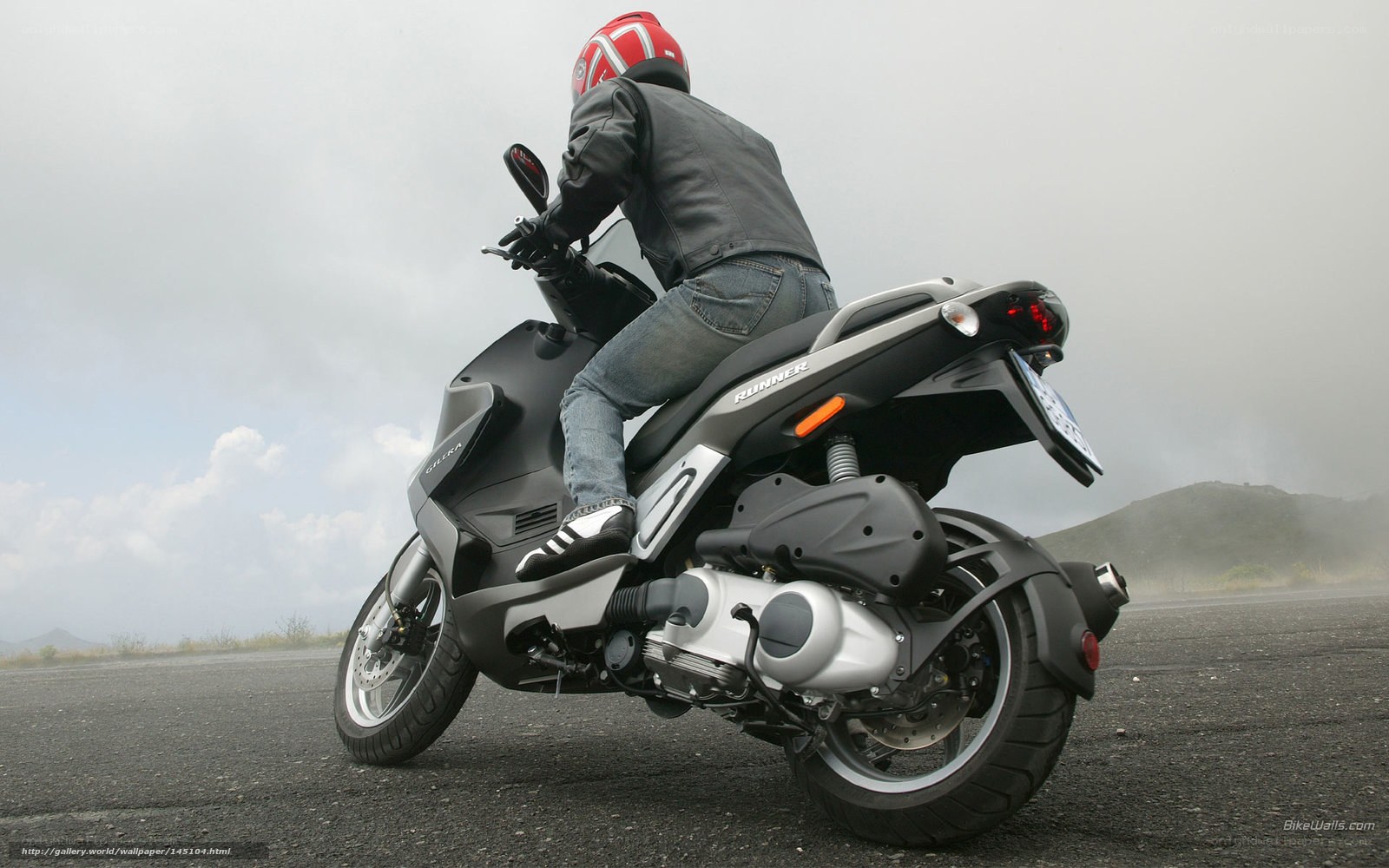 motorcycle rider on a road